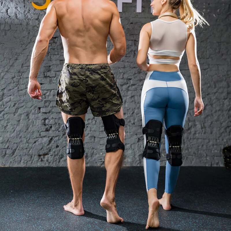 Rodillera deportiva para hombre, 2 uds., rodillera elástica para baloncesto, Running, escalada