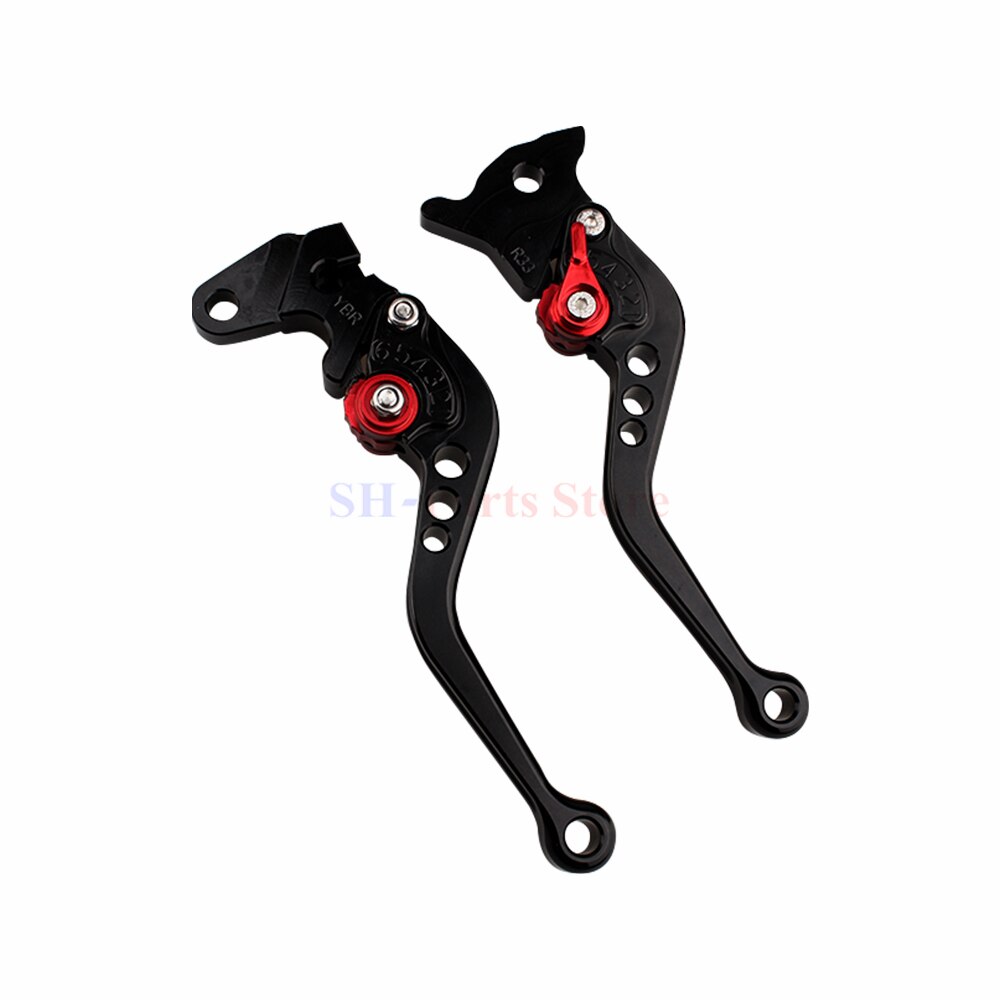til yamaha yfm 700 rovfugl 700r yfm 700 2007 -  yfz 450 450r yfz 450 yfz 450r -  justerbare cnc bremsekoblingshendler: Svart, rød