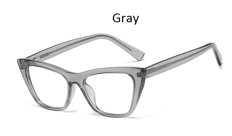Frauen gläser Platz Brille Rahmen Weiblichen Klar Optische Computer transparent brillen Einrahmer frau: grau