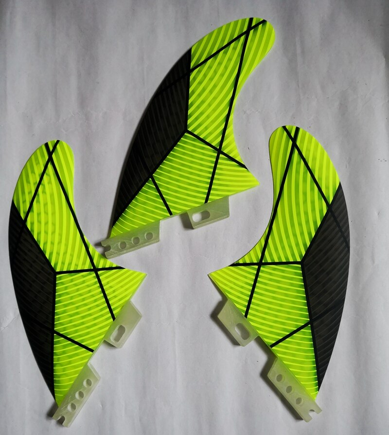 FCS II 2 G5 Surfboard Fins Tri Set Epoxy Surf Fins G5 G7 Surfing Fins Larger M L Surfing Accessory