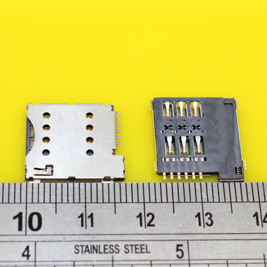 cltgxdd KA-179 Real 6pin push micro sim card socket holder slot replacement connector