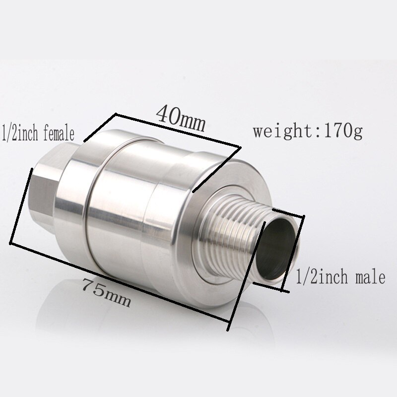 Filtro de agua magnético de descalcificación de fuerza permanente/imán de filtro de agua de acero inoxidable 304/eliminador magnético/agua magnética tan