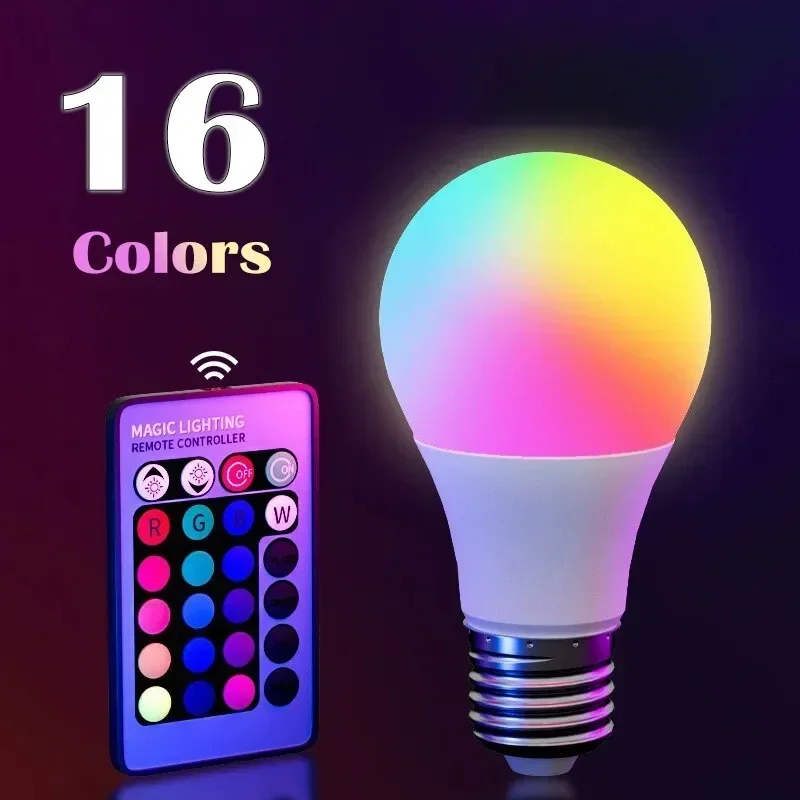 E27 led rgb strahler lampe 220v 15w intelligente fernbedienung farbe lampe bar dekoration atmosphäre licht farbwechsel licht: Warmes Licht