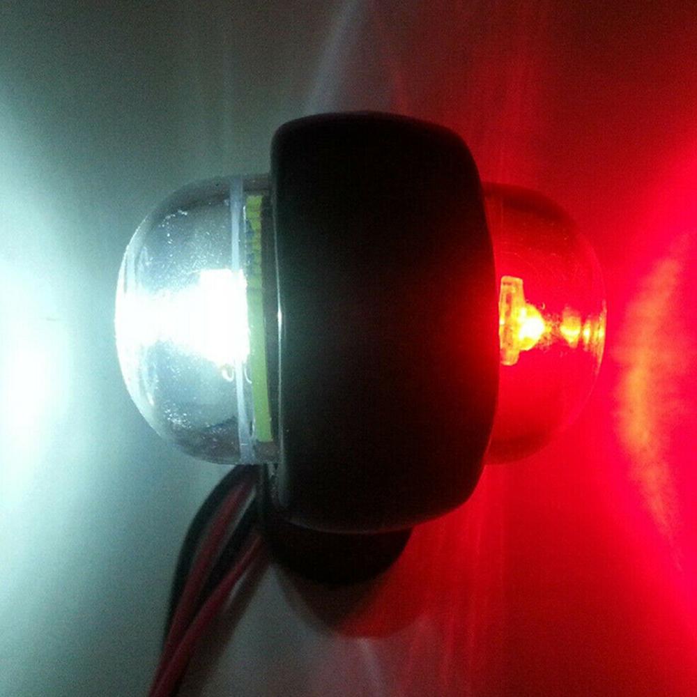 4 x LED Red White Side Marker Lights Outline Lamp Car Truck Trailer Van 12V/24V