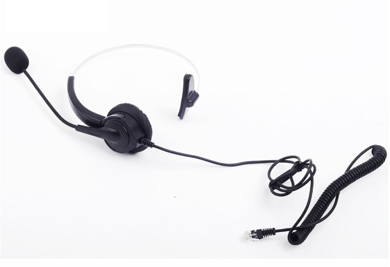 Draadgebonden Telefoon Headset Rj9 Voor Vaste Telefoons Call Center Noise Cancelling Telefoon Headset Mono Call Centere Headset