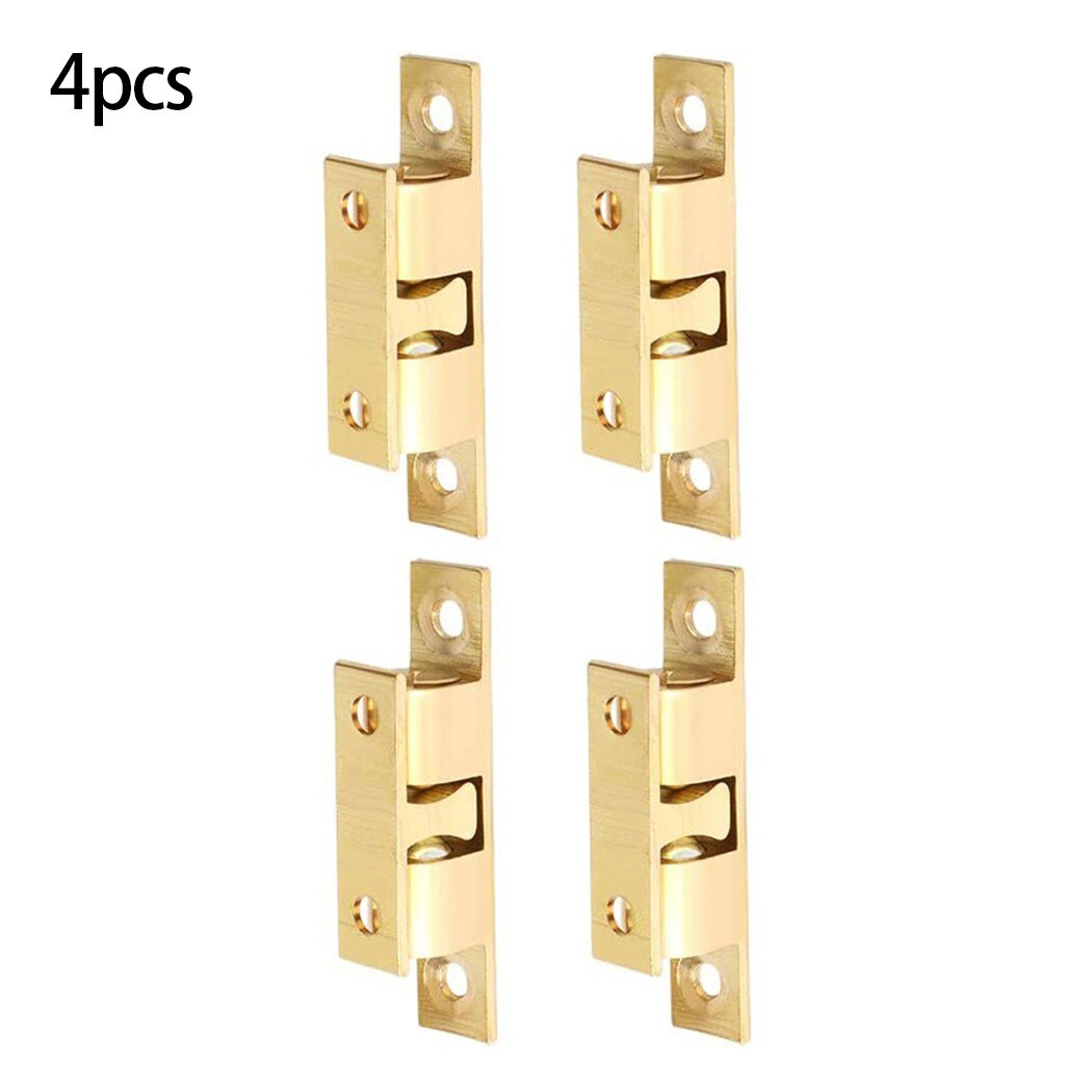 Solid Brass Double Adjustable Ball Catch 50mm Cabinet Cupboard Catch Furniture Fitting Door Lock Replacement Parts