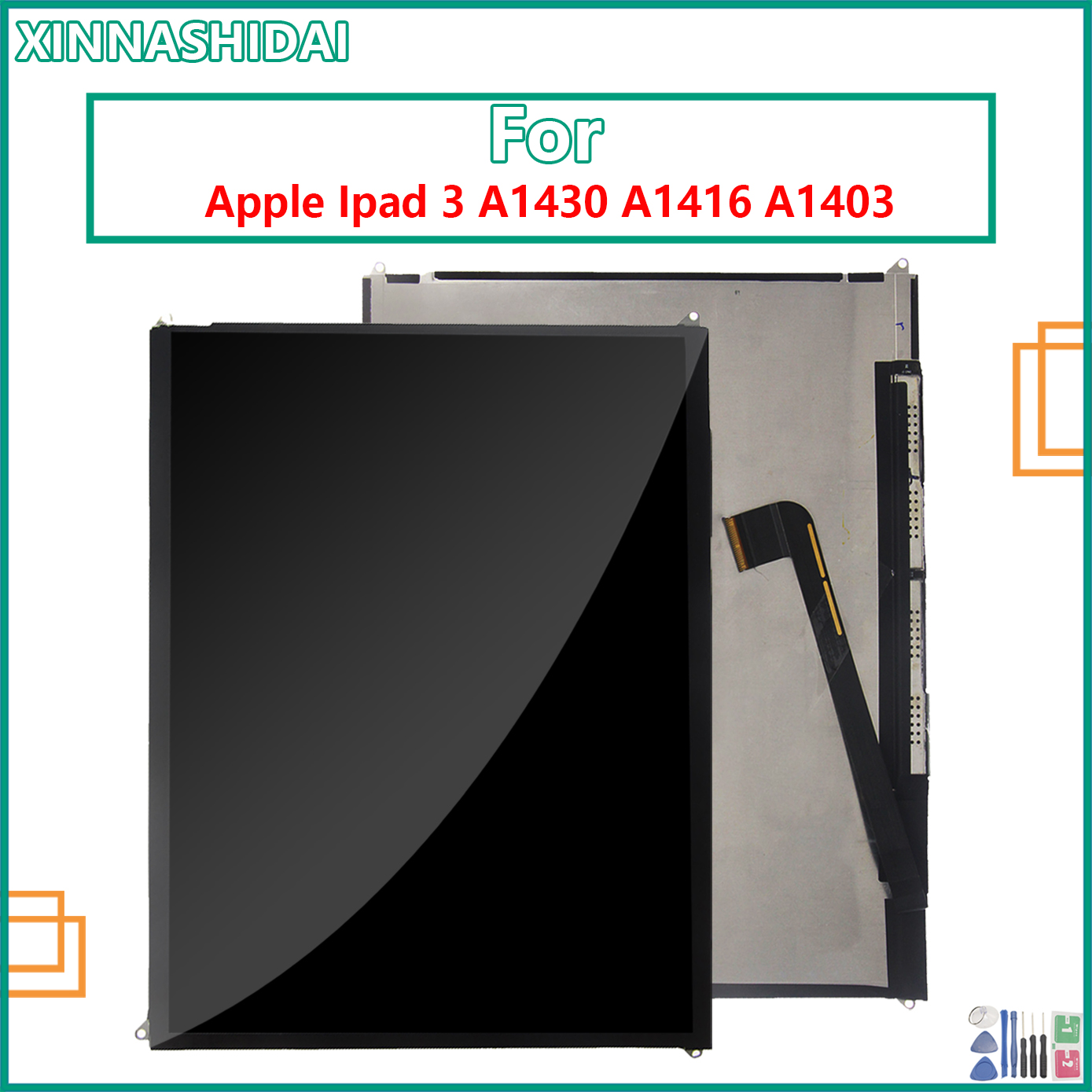 Pantalla Lcd AAA + para Apple iPad 3, Panel de montaje de digitalizador con pantalla táctil, A1403, A1416, A1430,