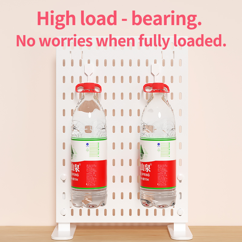 A desk - top storage pegboard for office stationery. Multiple accessories allow for freely - combined vertical display racks.