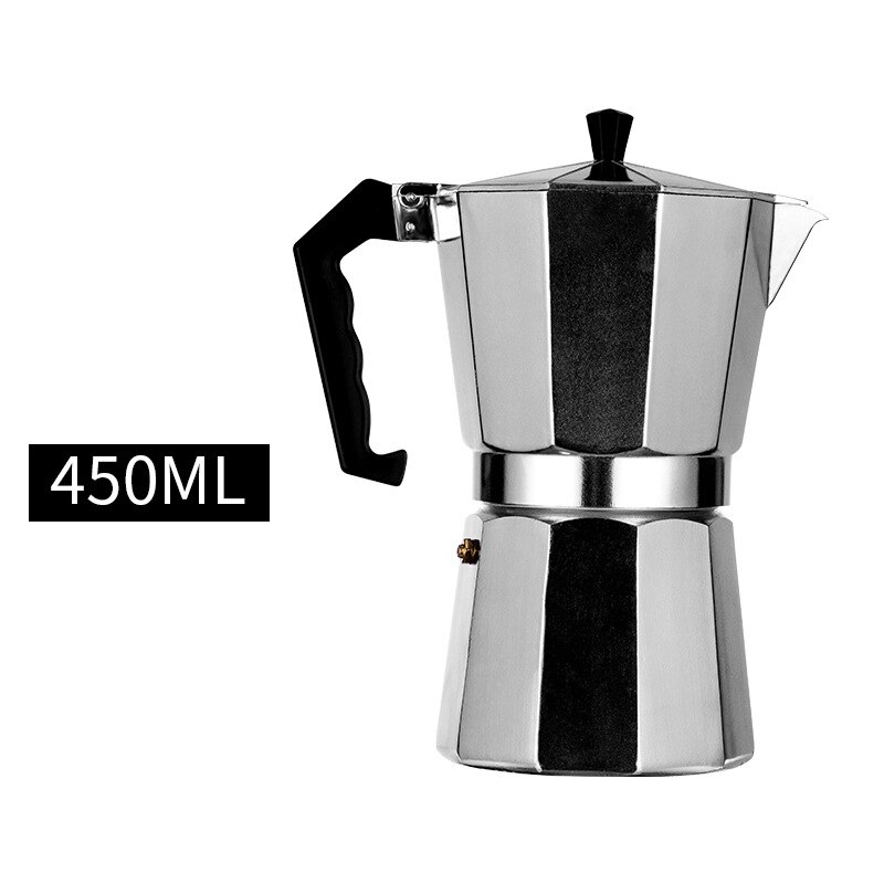 Håndstans kaffemaskiner italiensk mokka kaffekande europæisk stil ottekantet 1 kop /3 kop /6 kop /9 kop /12 kop /12 kop komfur kaffemaskine: E