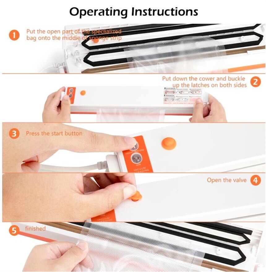 LQL-08 large vacuum sealer packaging machine household vacuum sealing machine packaging machine vacuum sealing keep food fresh