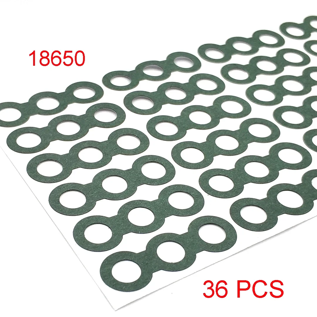 18650 21700 32650 Li-Ionen-Akku-Isolierdichtung, Gerstenpapier, Akku, Zelle, isolierender Kleber, Patch, Elektrode, isolierte Pads: Gold