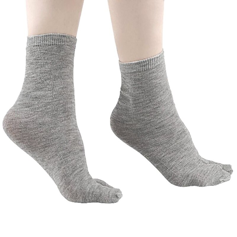 1 par de calcetines japoneses con dedos de los pies, desodorante de fibra de bambú para hombres y mujeres, calcetines deportivos transpirables con dedos separados, Kimono, Flip Flop, calcetines