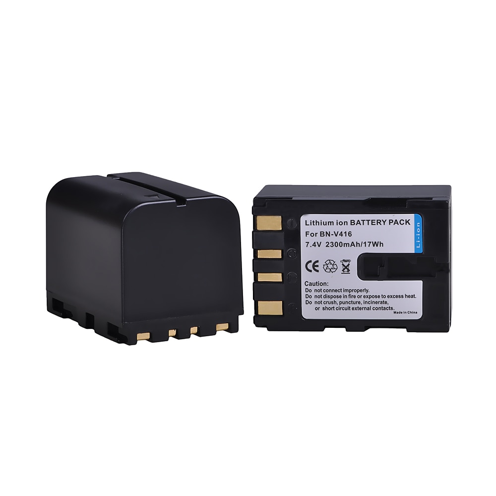 2Pcs 2300mAh BN-V416 BNV416 battery for JVC BN-V408-H, BN-V408U, BN-V408US, BN V416, BN-V416-H, BN-V416,U BN-V42, BN-V428U