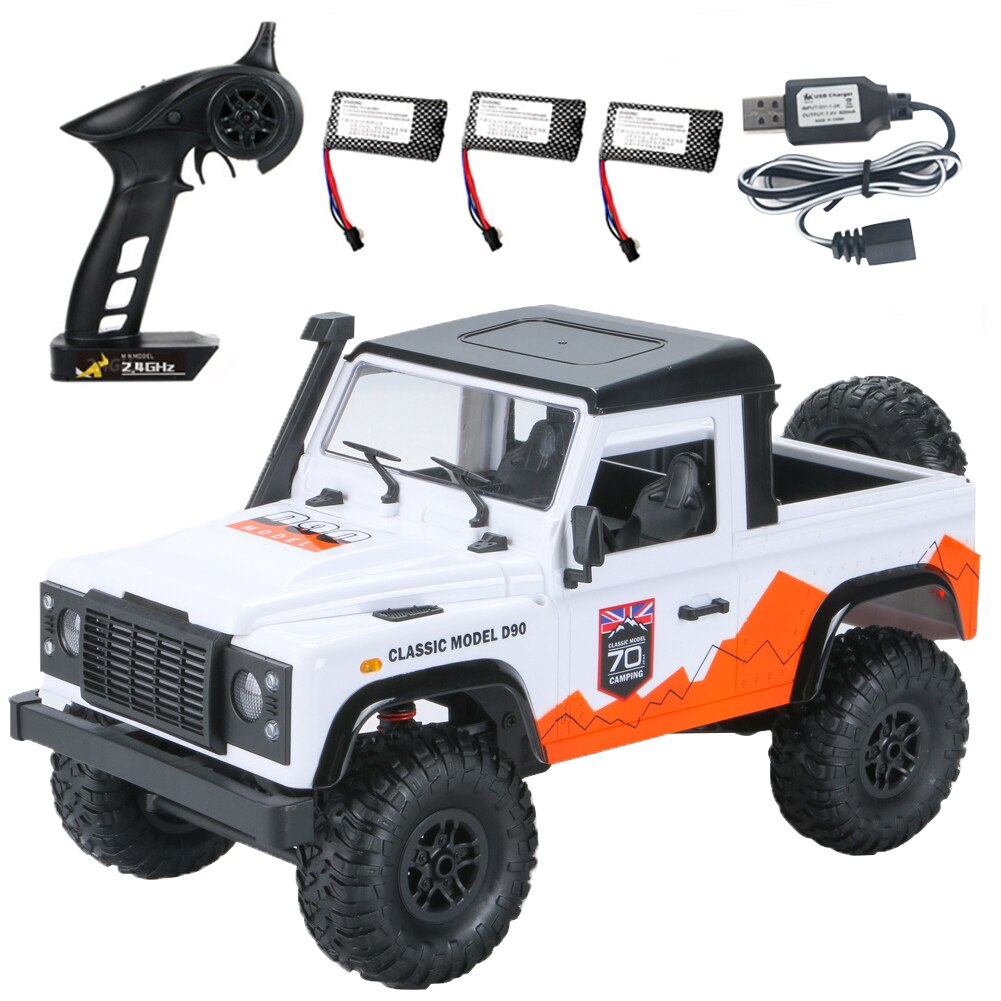 MN99A 1:12 Vrachtwagen LED Verlichting Kids Speelgoed Volledige Schaal Elektrische RC Auto Met Afstandsbediening Racing Off Road Kinderen rock Crawler