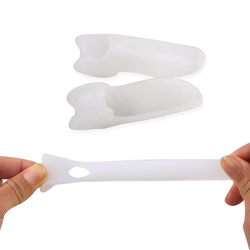 3Pair Silicone Toe Separator Little Thumb Valgus Correction Separateur Orteil Hallux Valgus Adjuster Orthotics Pedicure