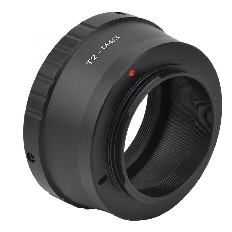 Lens Houder T2-M4/3 Zwarte Aluminium Adapter Ring Voor T2 Mount Telescoop Voor Olympus M4/3 mount Mirrorless Camera 'S