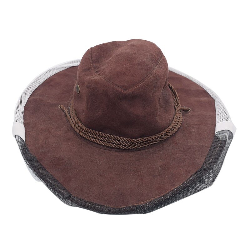 Beekeeping Cowboy Hat Beekeeping Protector Cap Beekeeper Fly Insect Net Cowboy Comfortable Anti bee Hat Beehive Tool