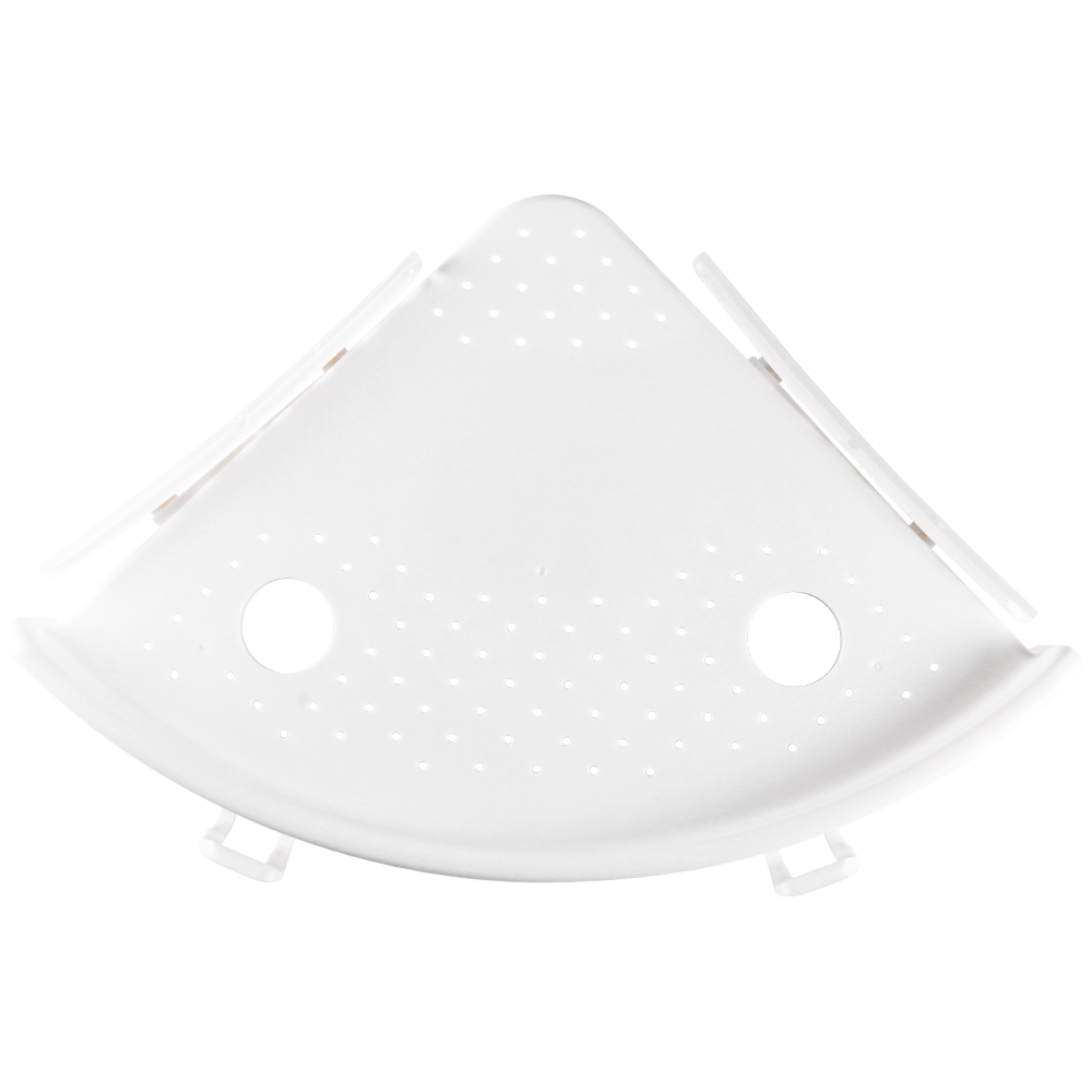 Bathroom wall shelf Corner Shower Shelf Shampoo Shelf Holder Wall Mounted itchen Storage Rack Organizer Bathroom Accessories: white