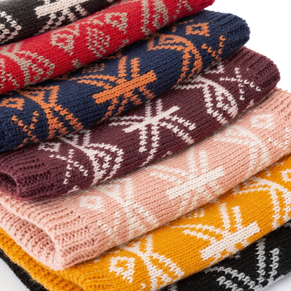 Winter warme sjaal voor vrouwen gebreide halsdoeken ringen pluche kinderen mannen kraag ring vrouwelijke foulard halsdoek