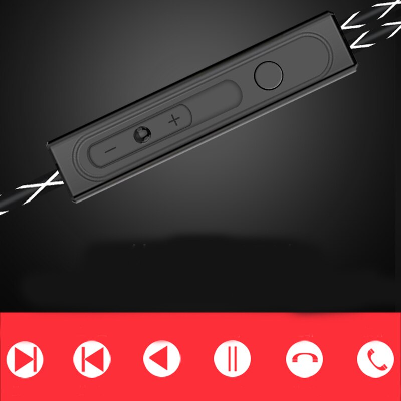 VPB V12 auriculares de Metal bajo micrófono en la oreja de 3,5mm para iphone 6 6s xiaomi para teléfono móvil