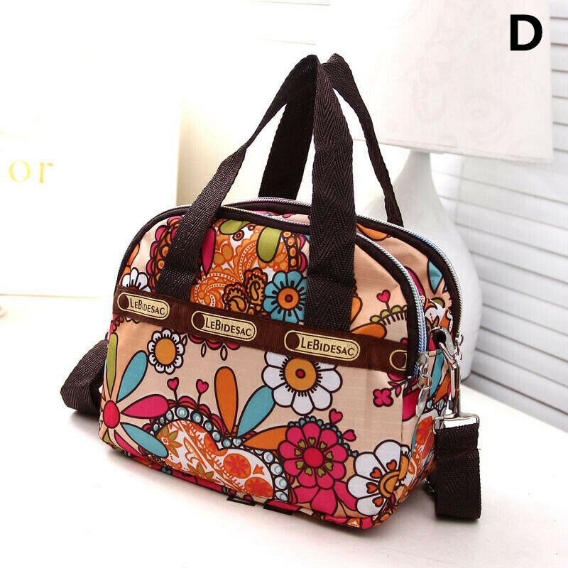 Bolso bandolera resistente al agua de nailon HT para mujer, bolso informal cruzado, bolso de hombro, estuche de bolsas cosméticas: 4