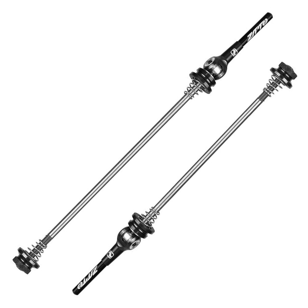 Mountain Bike Axle Quick Release Skewer Front Rear Bicycle Axle Wheel Hub: Black