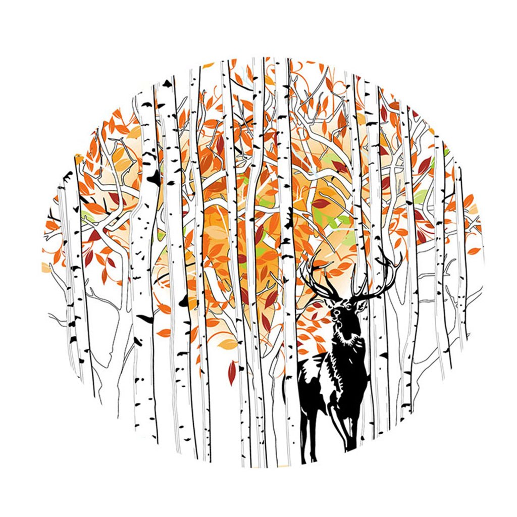 Round Tablecloths for Circular Table Cover Washable - Great for Buffet Table, Parties,