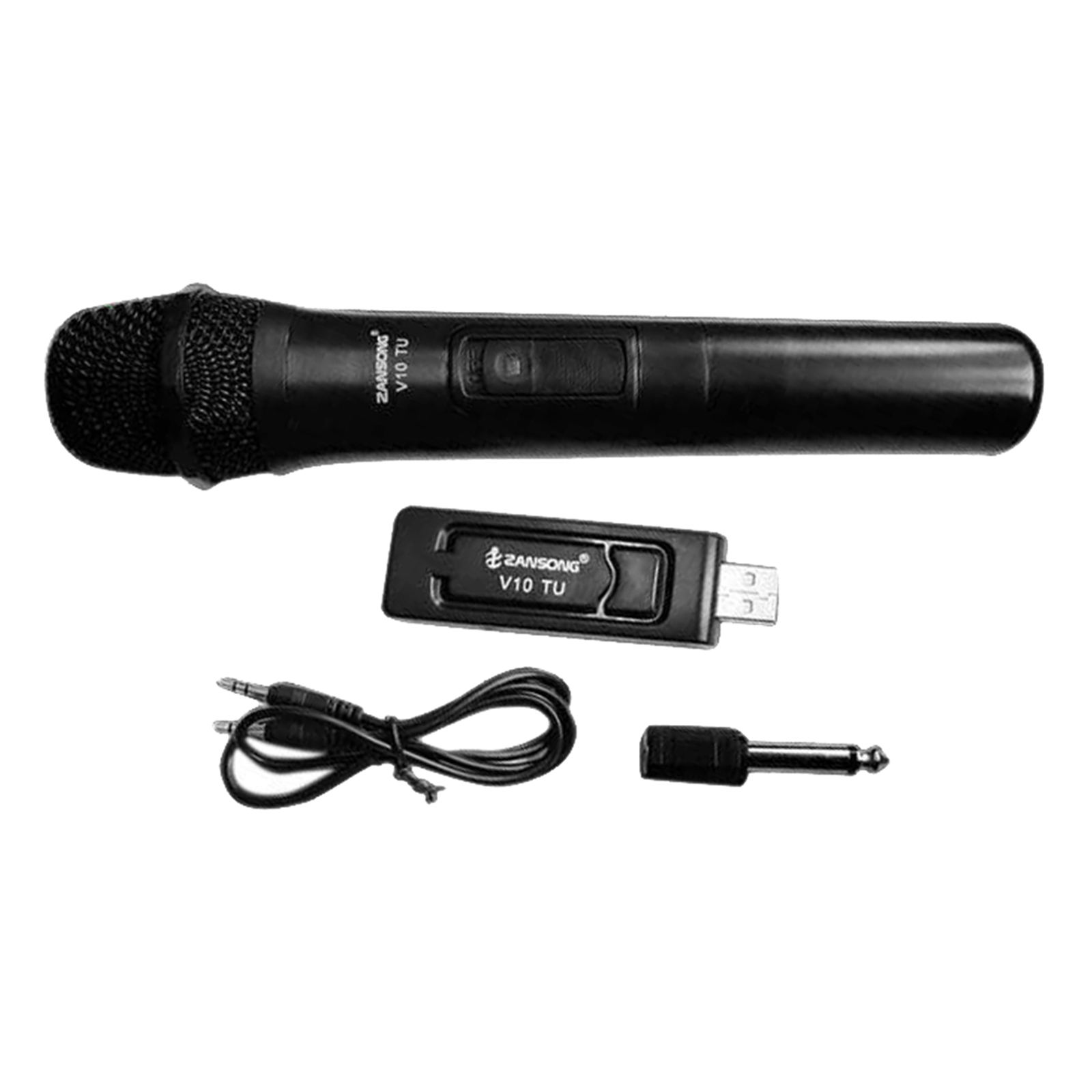 Portable Handheld VHF Wireless Handheld Microphone System with Receiver