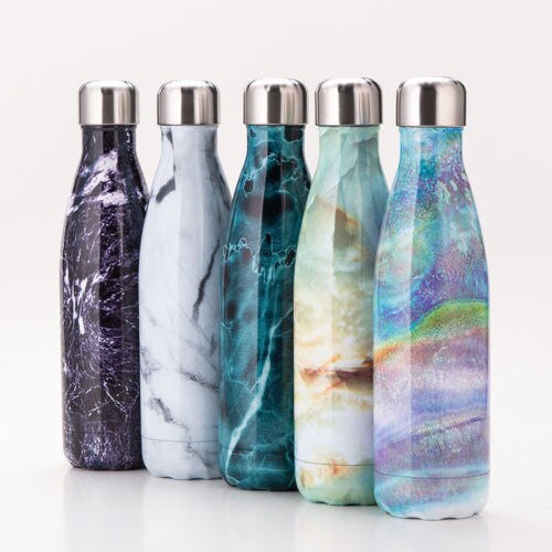Solid P[ortable Thermos Cup Flask Vacuum Stainless Steel 500ml Coffee Tea Water Insulated