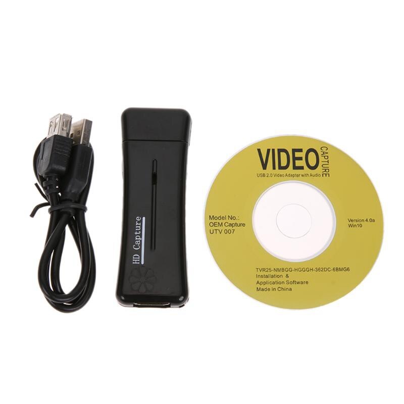 Mini draagbare hd usb 2.0 poort hdmi monitor video capture kaart voor computer