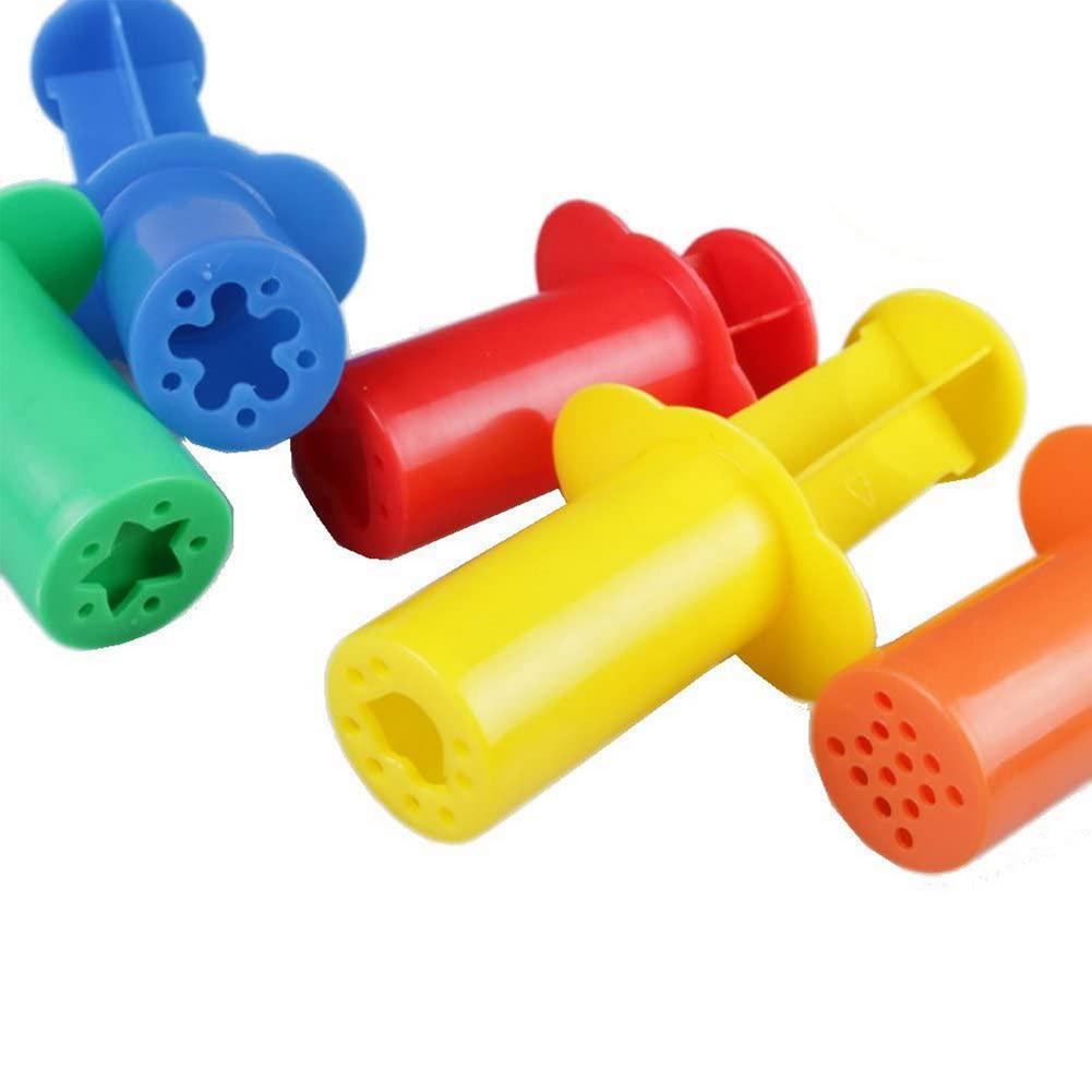 5Pcs Diy Creatieve Kleur Spelen Deeg Model Tool Speelgoed Plasticine Gereedschappen Kinderen Spelen Deeg Set Kinderen Leren Onderwijs speelgoed