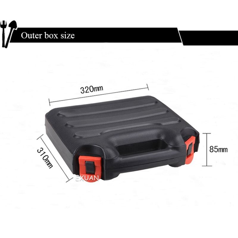 120 woodworking electric hardware tool set electric drill household toolbox electrician maintenance combination set impact drill