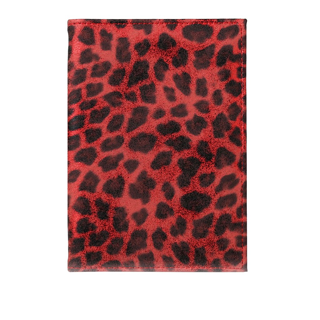 Reisepass Protector Leopard Brieftasche Visitenkarte Weichen Passport Abdeckung обложка на паспорт frauen geldbörsen cartera mujer: Rot