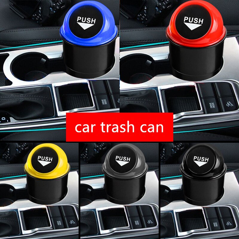Car Interior Trash Garbage Box Organizer For VW Polo Golf 4 5 Passat Hyundai Tucson Solaris Ix35 Mitsubishi ASX