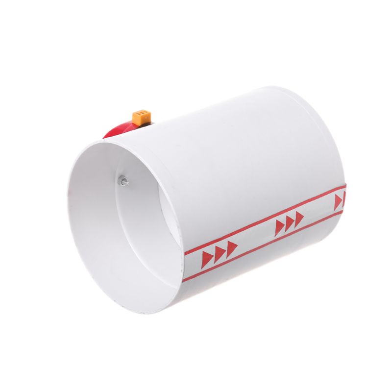 220V Plastic Electric Damper Check Valve 110mm Air Volume Control Valves For Ventilation Pipe