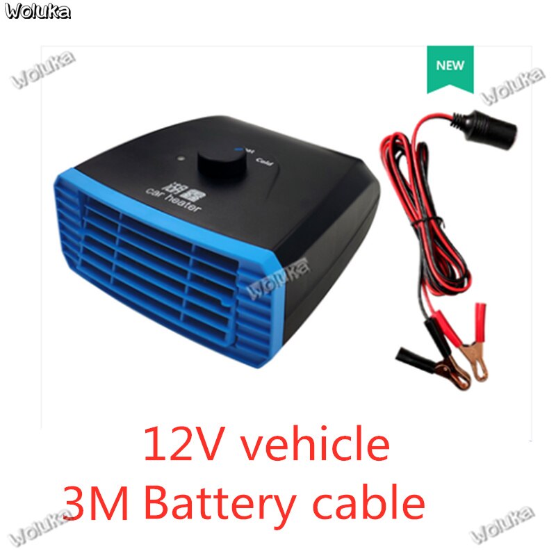 Bærbar bilvarmer 12v batteri bilvarmeventilator vintervogn varmer 24v cd50 q06