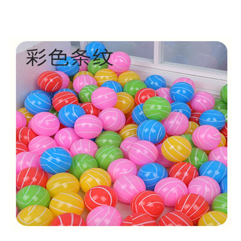 Ocean Ball Baby Toy Thickening Wave Ball Children&#39;s Playground Toy Ball Funny Underwater Ballls: 6cm 100 PC3