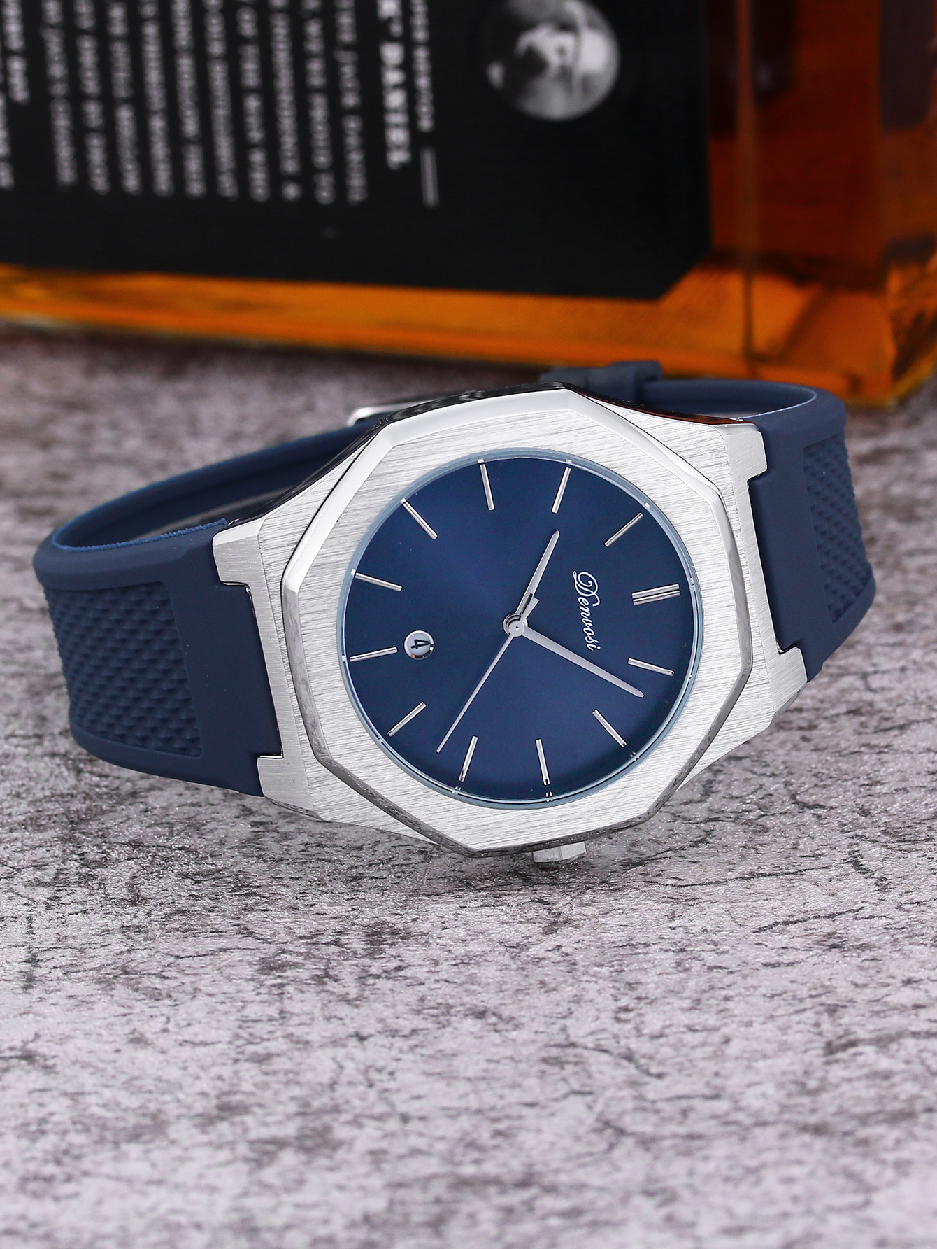 Montre à quartz pour hommes, sport de loisirs Simple, montre-bracelet décontractée et étanche