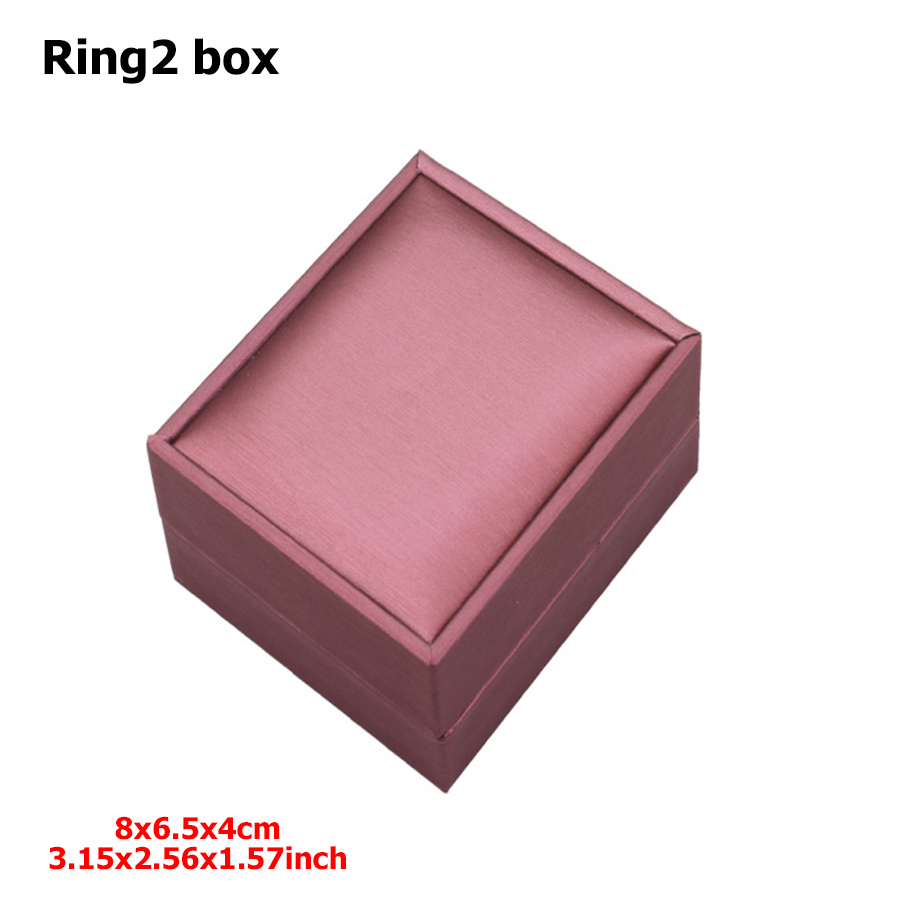 6 Styles Available PU Jewelry Box Suit for Necklace Ring Pendant Bracelet Makeup Table Jewelry Storage Box: PURPLE