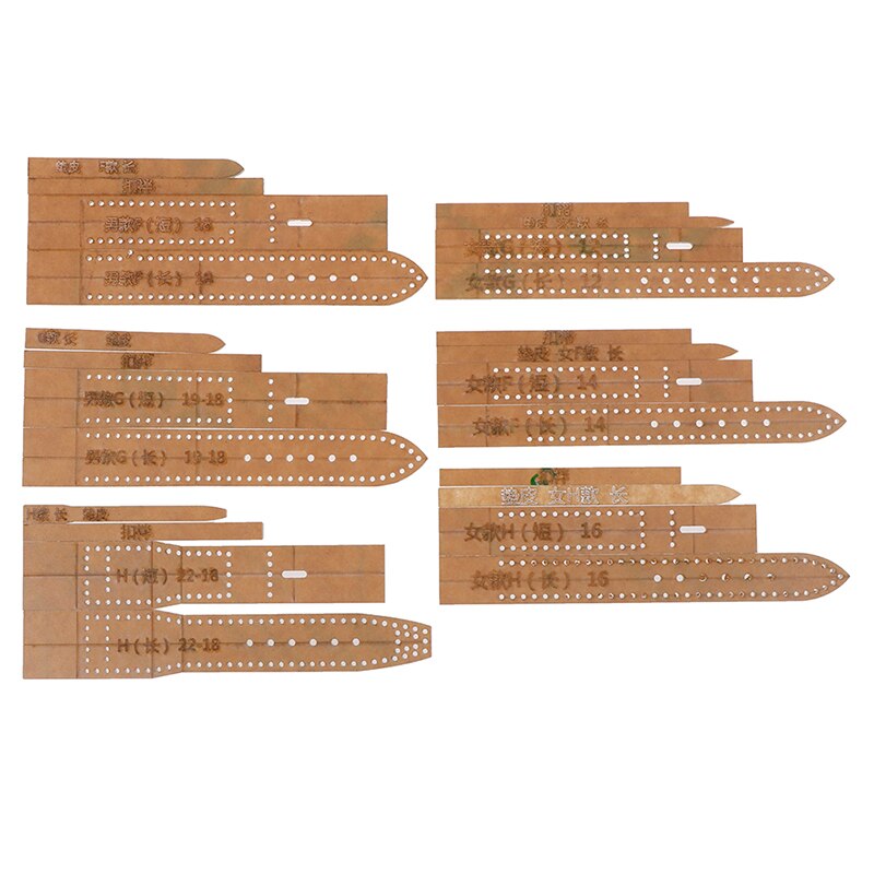 Women Men Watch Strap Band Stencil Template Mold Mould DIY Leather Craft Tool