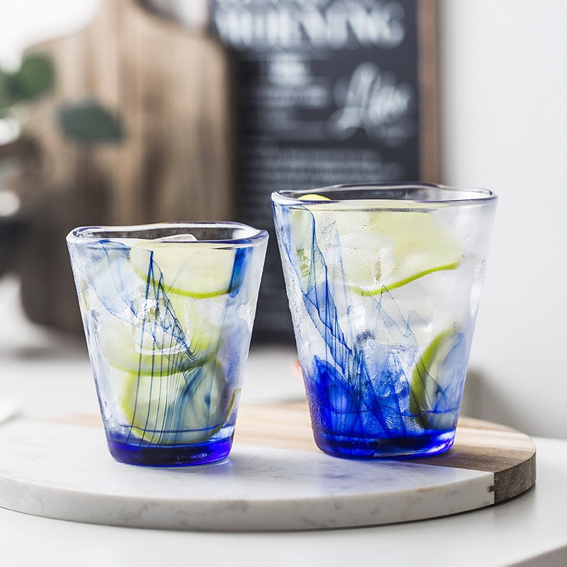 Nordic Creatieve Wijn Glazen Huishoudelijke Hittebestendig Water Cup Whisky Kopjes Kantoor Melk Thee Sap Koffie Mok Drinkglas es