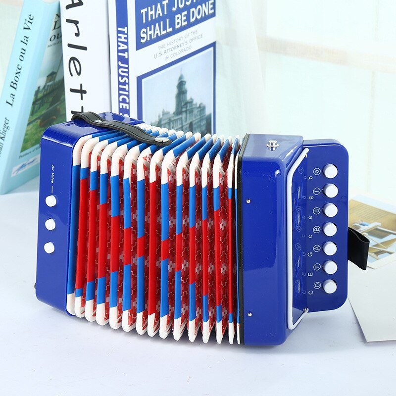 7-Key 2 Bass Accordion Small Accordion Children's Accordion Beginner Test Playing Instrument