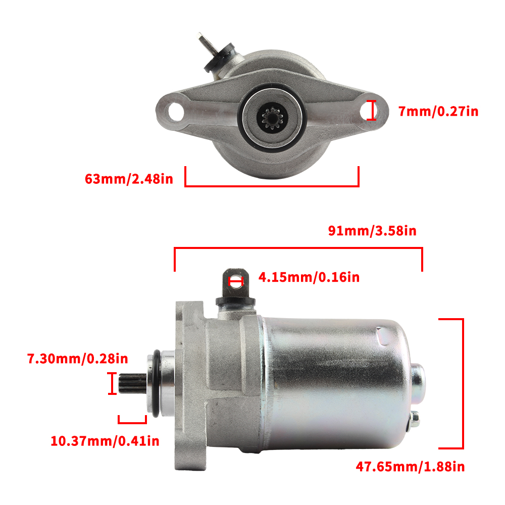 Motocross modifizierte Teile Motors tarter Motor Elektro start 10 Zähne für Gy6 50 80 Agilität RS50 Motorrad 31210-Kee1-90a