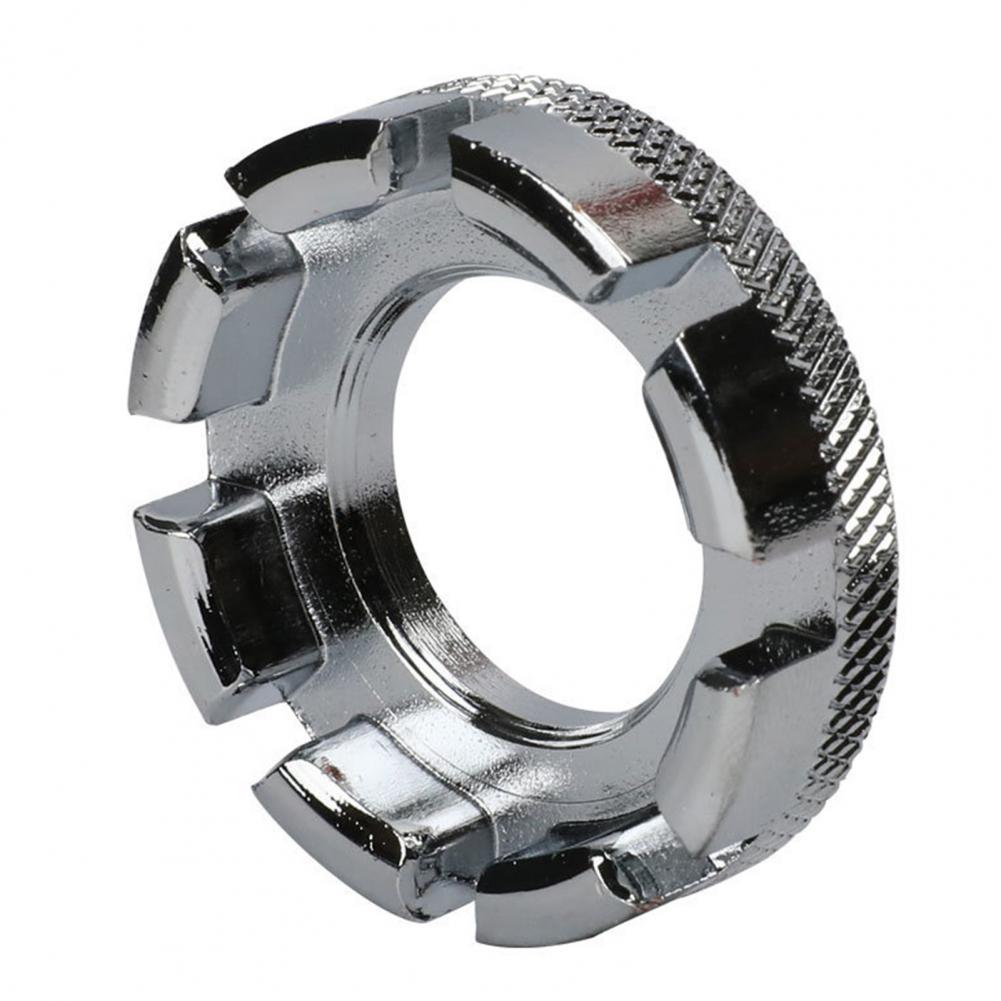 Herramienta de llave para radios de bicicleta, herramienta de llanta para radios de bicicleta de acero, llave para radios de ciclismo, ajuste de reparación, llave para radios de tensión de rueda de bicicleta: Plata