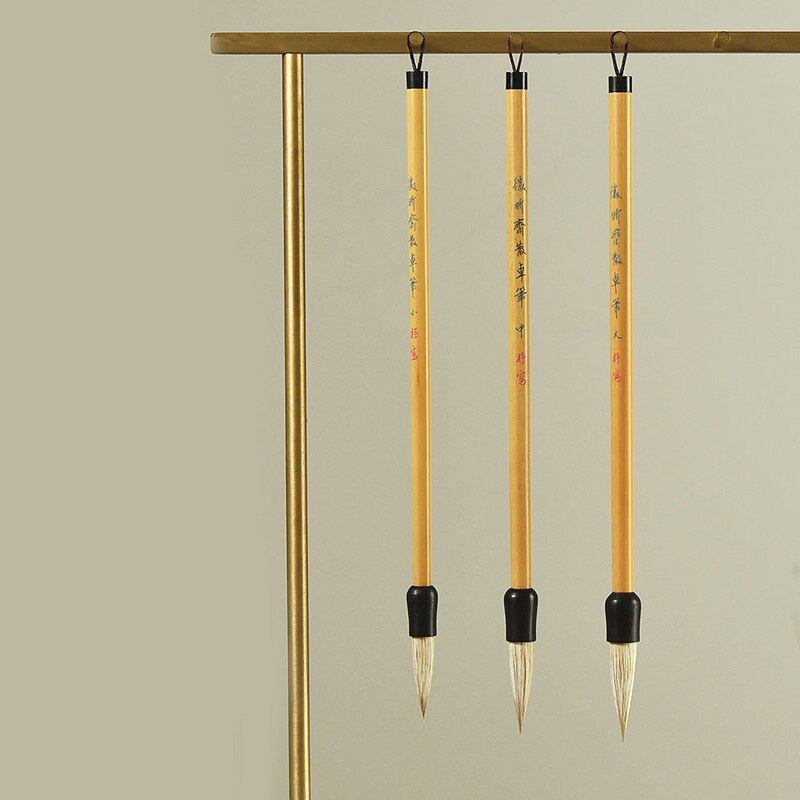 Running Regular Script Brush Multiple Hair Calligraphy Brush Ouyang Xun Yanzhenqing Calligraphie Pen Tinta China