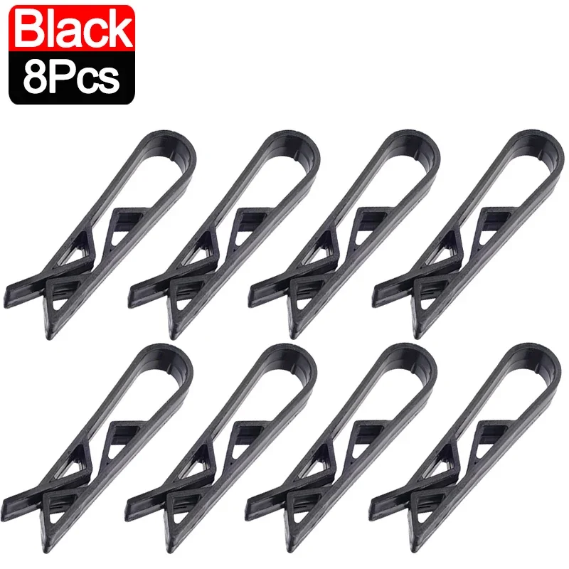 2-50pcs Waste Basket Can Fixation Clip Rubbish Bag Clips Practical Garbage Bag Anti-Slip Holder Clamp Snack Bag Sealing Tools: Gold