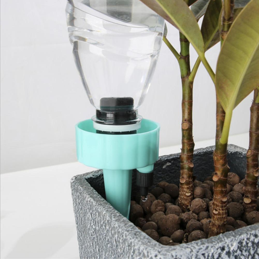 Selvvandende drypper justerbare pæle system vanding vanding ferie pigge system selvvander plante automatisk  v1 n 2