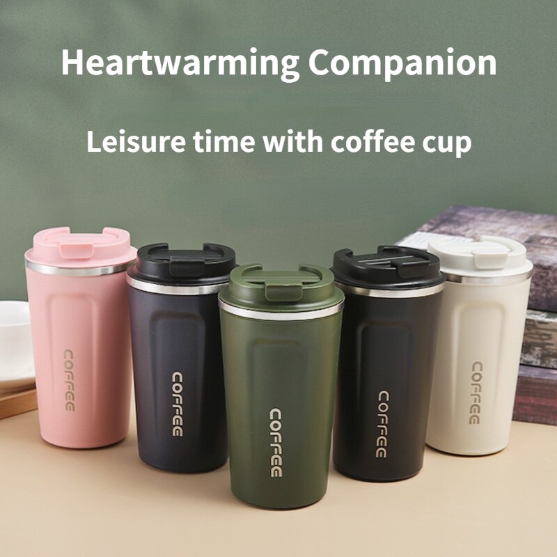 Tasse de voyage à café Portable réutilisable, avec filtre de 380ml/510ml, goutteur de café fait à la main, ensemble de tasses à thé, cafetière: 380ml black