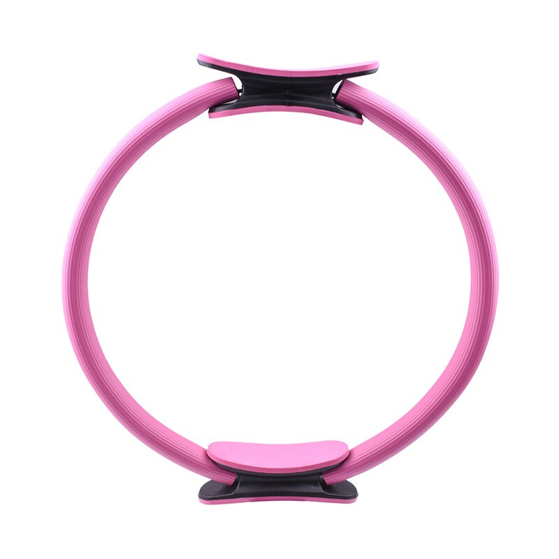 yoga cerchio Pilates cerchio fitness cerchio leggero portatile perdita di peso attrezzature per il fitness palestra fitness Pilates accessori: Colore rosa