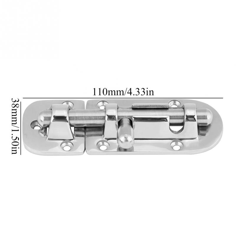 Stainless Steel Marine Boat Door Window Lock Latch Slide Barrel Bolt Clasp 60mm 110mm: 110mm